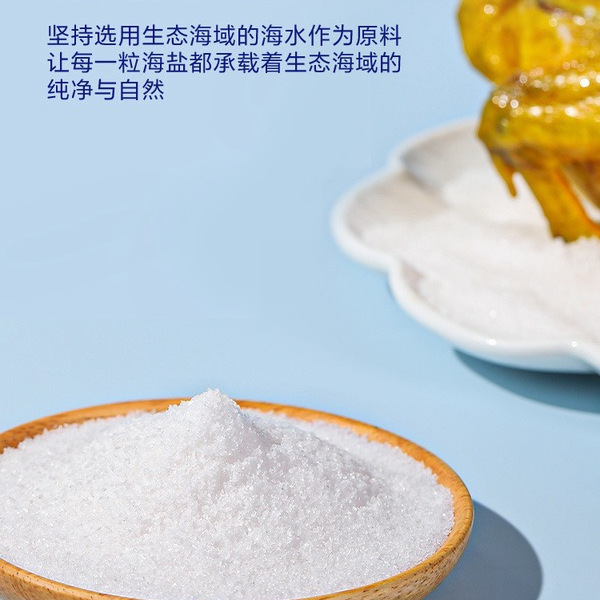 粤盐 生态海盐（加碘食用盐）250g*5包 详情图 2
