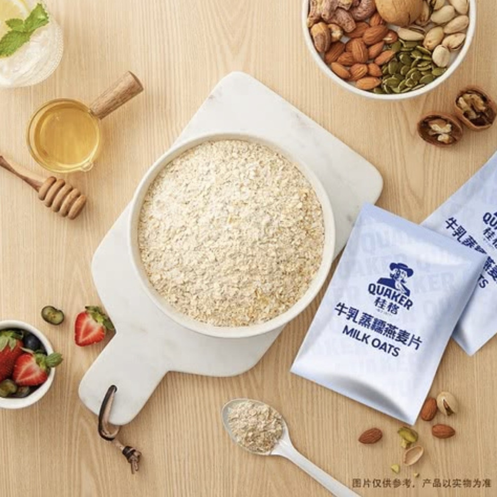 桂格 牛乳蒸糯燕麦片 1.2kg 详情图 5