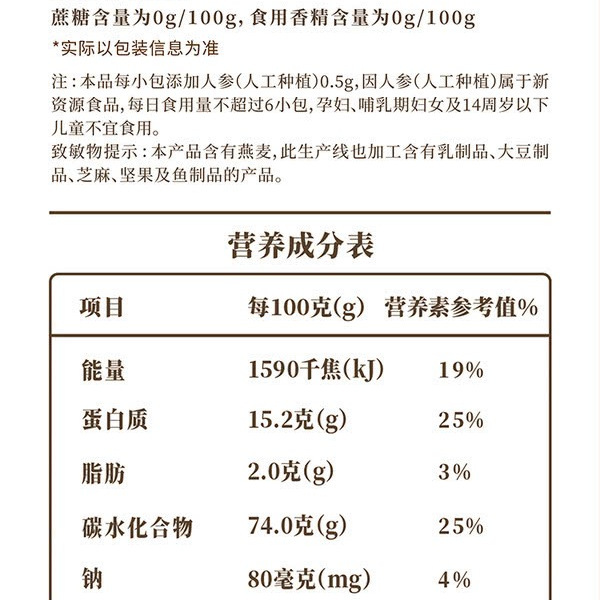 江中猴姑 高蛋白米稀 1.08kg（30g*36） 详情图 7