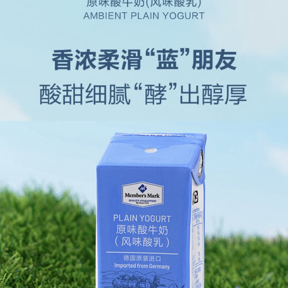 德国进口 原味酸牛奶（风味酸乳）200ml*24 详情图 1