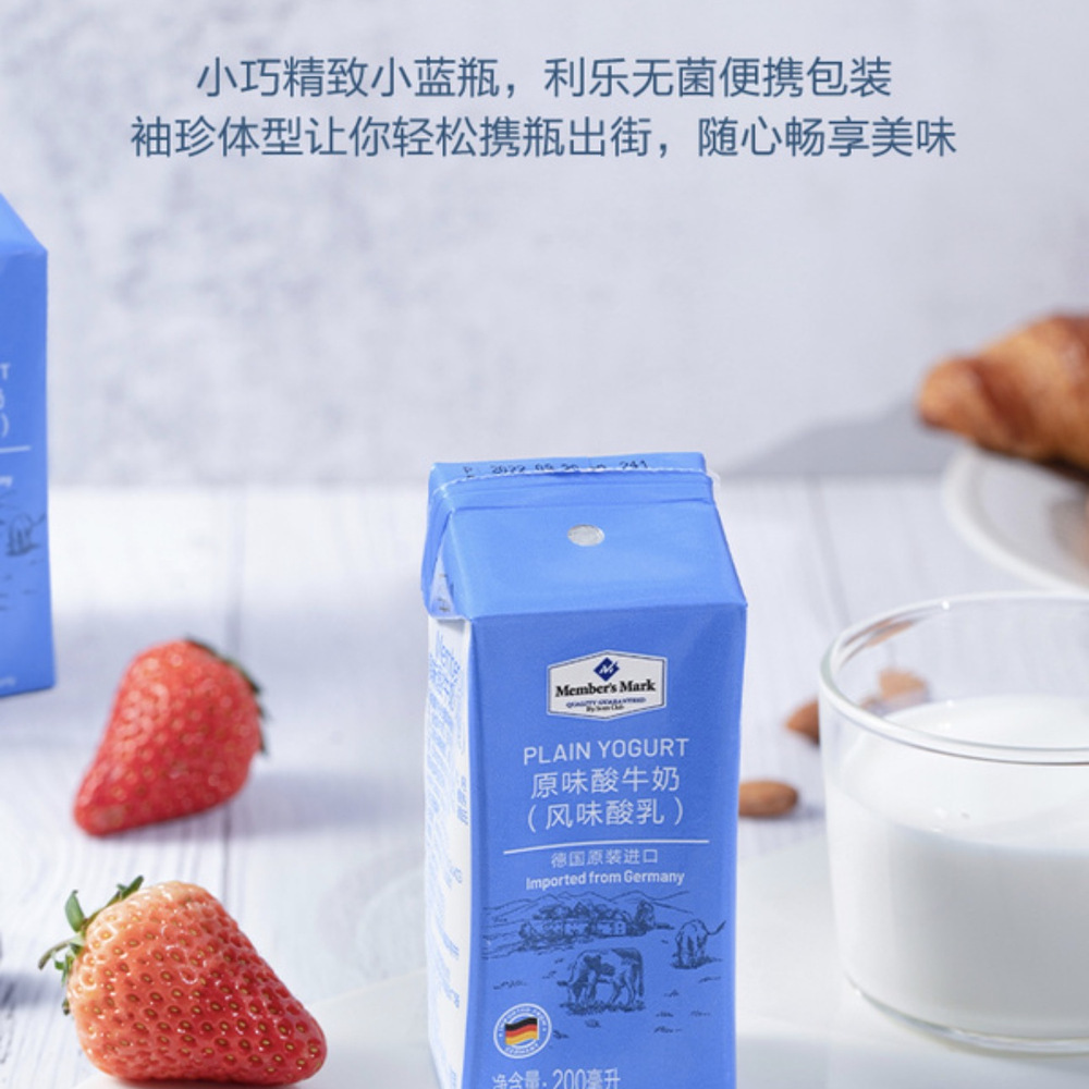 德国进口 原味酸牛奶（风味酸乳）200ml*24 详情图 3