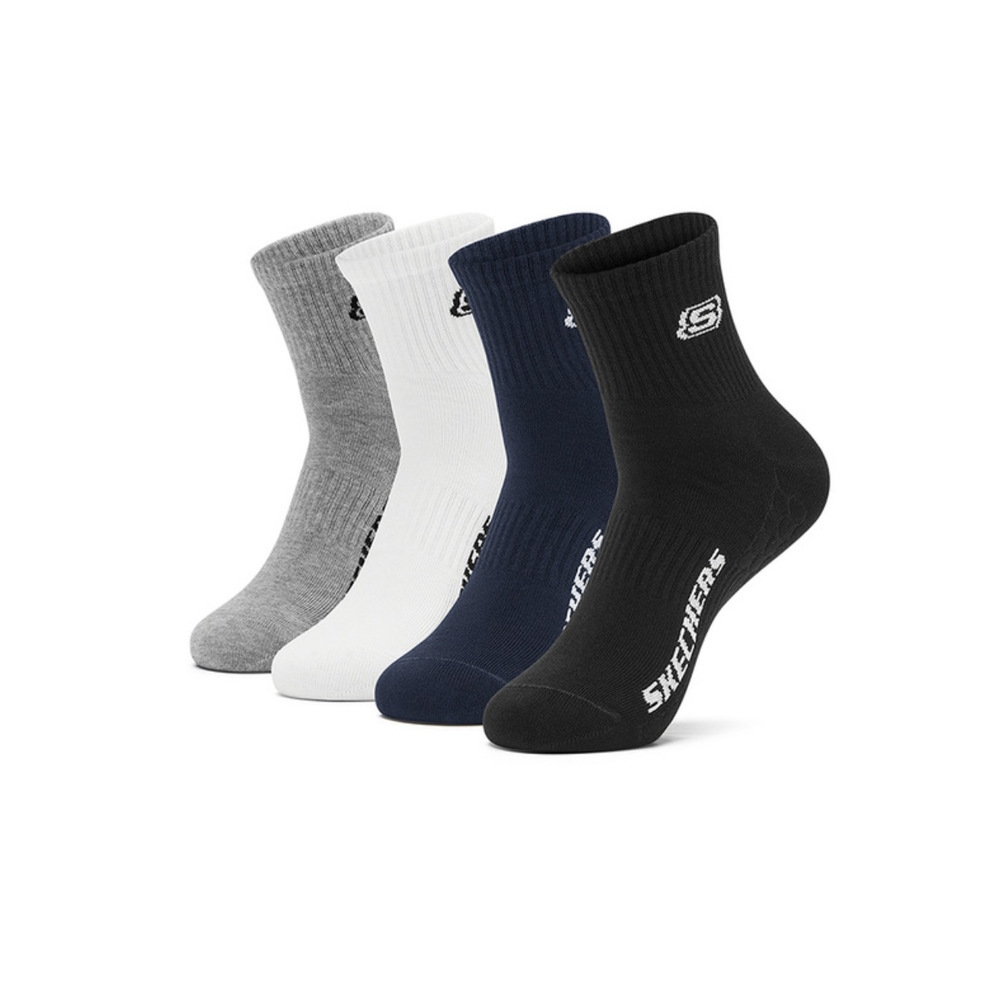 斯凯奇（SKECHERS） 男士中筒袜8双装