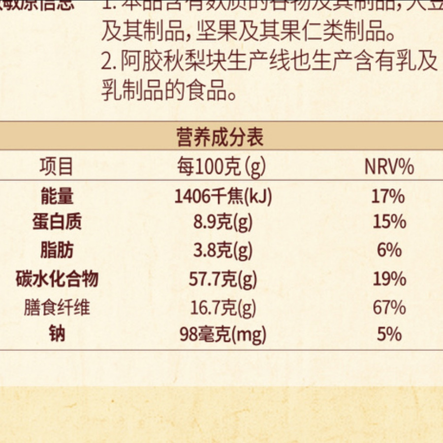 秋梨阿㬵炖枇杷糖水料 详情图 5
