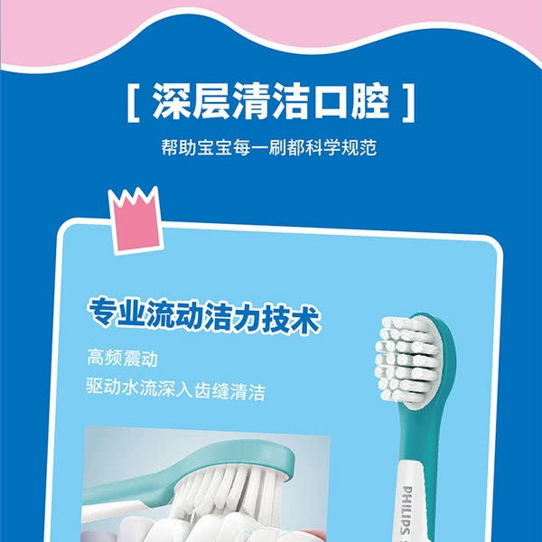 飞利浦 儿童电动牙刷礼盒HX6322 详情图 3