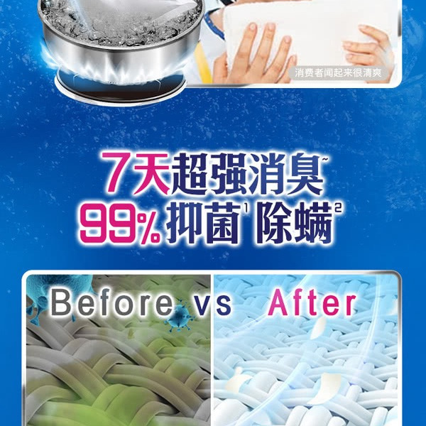 当妮（Downy） 消臭抑菌留香珠 清爽海洋香 850g 详情图 3