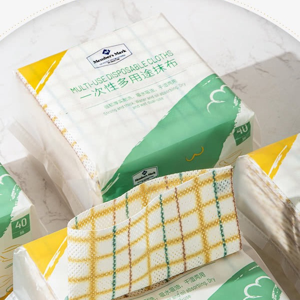 山姆一次性多用途抹布6包*40抽 详情图 1