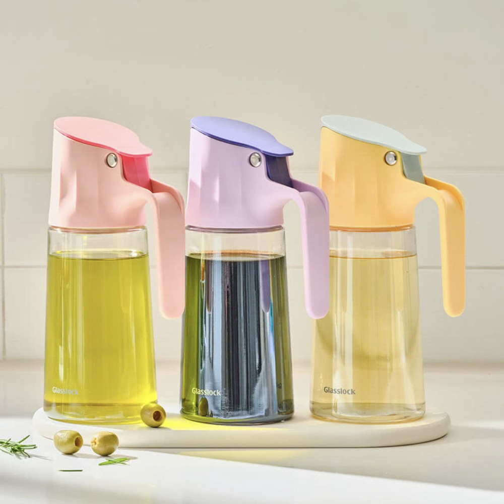 单瓶 Glasslock 玻璃油壶 500毫升