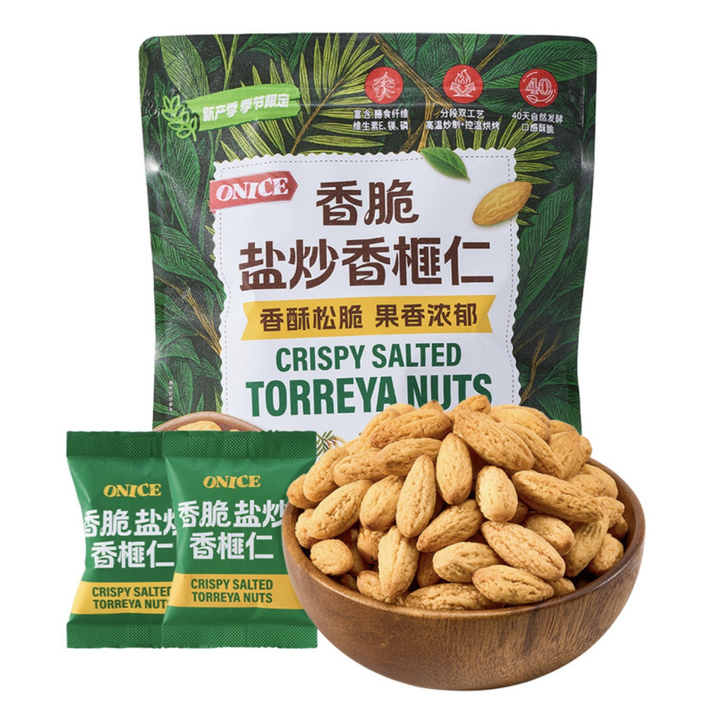 ONICE 香脆盐炒香榧仁420g