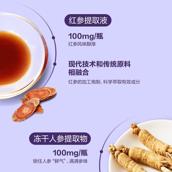 花青素七莓双参饮复合果汁饮料 1.4L（100mL*14瓶） 详情图 1