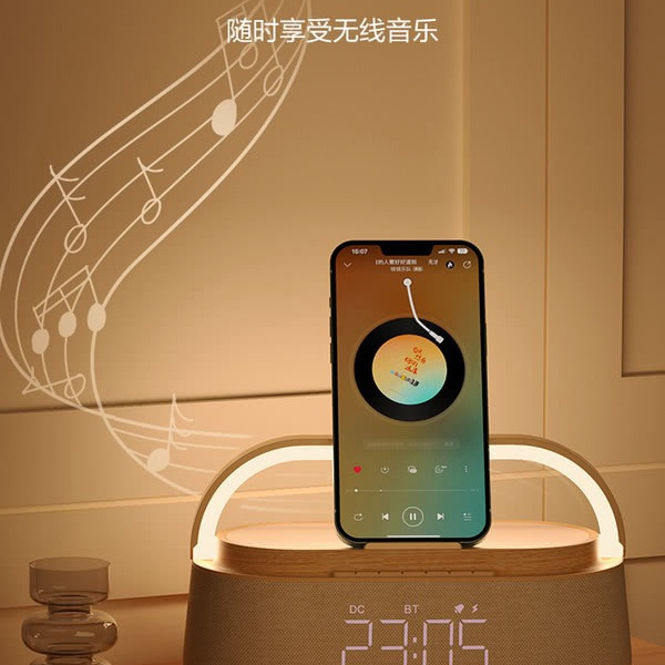狂响 多功能无线充电蓝牙音箱闹钟 详情图 1