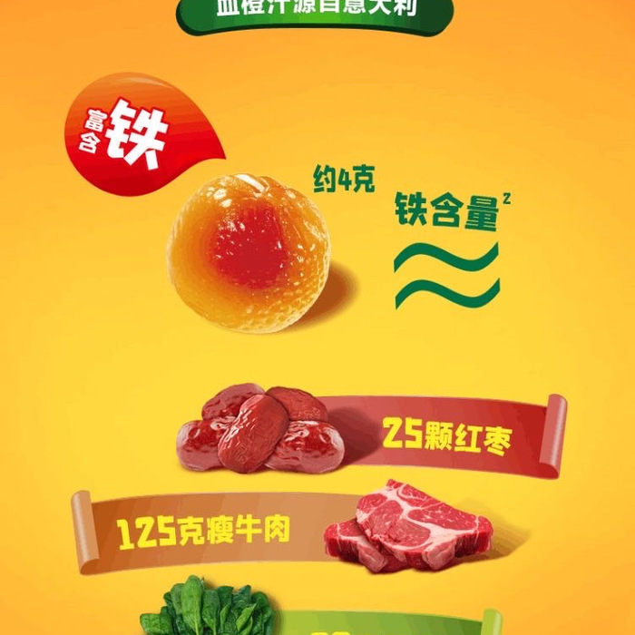 雀巢（Nestle） 趣满果O糖爆浆软糖血橙味 450g 详情图 5