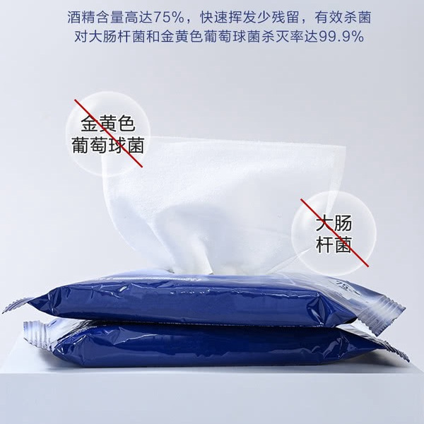 酒精卫生湿巾（便携装）30包*10片 详情图 2