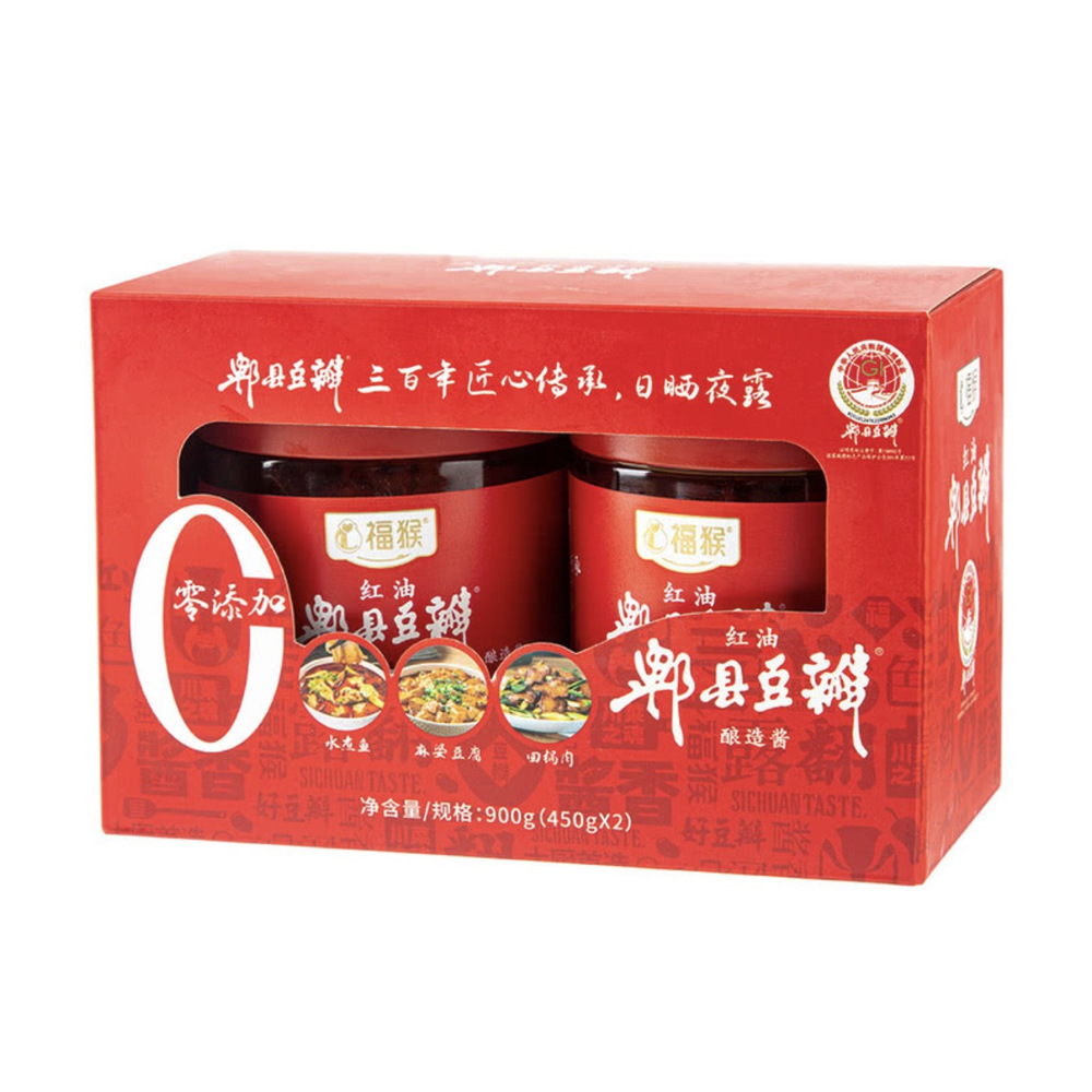 福猴 红油郫县豆瓣 450g*1瓶