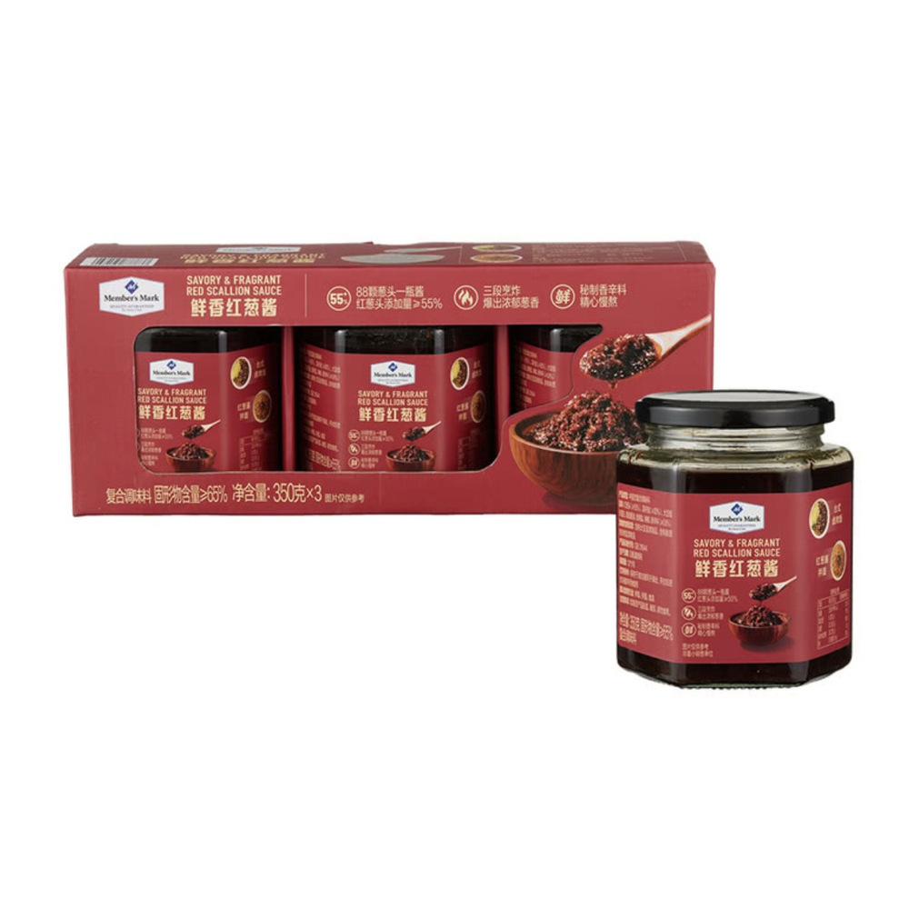 山姆鲜香红葱酱 单瓶 350g